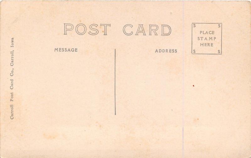 West Bend Iowa~Cross Section of Grotto~1920s Carrol Post Card RPPC