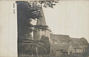 Compton Surrey England~St Nicholas Church~1920s Photo POSTCARD