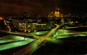 Georgia Atlanta Skyline At Night