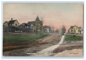 1913 East Avenue Hilton New York NY Hand-colored Posted Monroe Co. Postcard