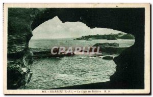 Old Postcard Biarritz The Theater Loge