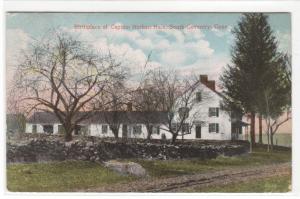 Birthplace Captain Nathan Hale South Coventry Connecticut 1913 postcard