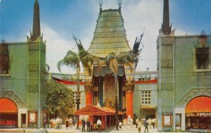 GRAUMAN'S CHINESE THEATRE Hollywood, CA Los Angeles c1950s Vintage Postcard