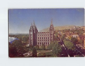 Postcard Temple Square, Salt Lake City, Utah