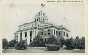 DE RIDDER, Louisiana, 1940; Court House