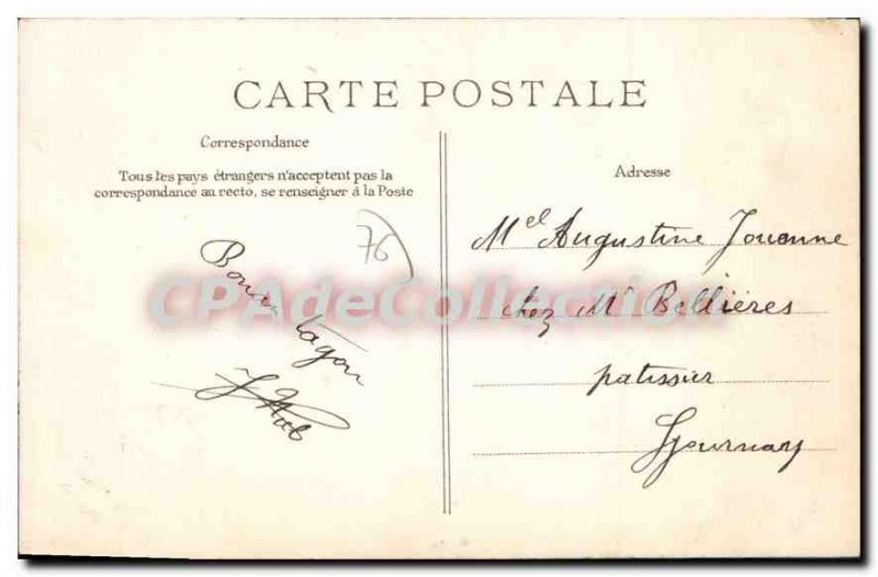 Postcard Old Forges Les Eaux The Church