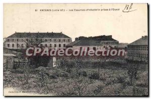 Postcard The Old Ancenis Inf Infantry taken West Barracks