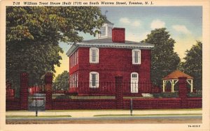 William Trent House on South Warren Street Trenton, New Jersey  