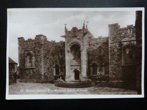 Edinburgh Castle: Scottish National War Memorial - Old RP Postcard