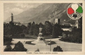 CPA Trento Piazza Dante e giardino pubblico ITALY (809404)