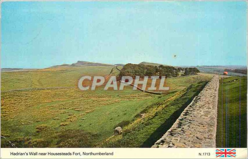 'Modern Postcard Hadrian''s Wall near Housesteads Fort Northumberland'