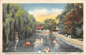 Canoeing and Boating, Spring Creek, Hershey Park Hershey, Pennsylvania PA  