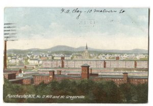 Postcard No 11 Mill and McGregorville Manchester NH