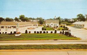 Hightstown New Jersey Motel Birdseye View Vintage Postcard K59255