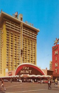 Las Vegas, Nevada THE MINT HOTEL Casino Street Scene c1960s Vintage Postcard