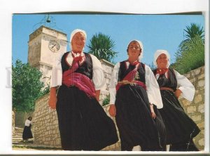 485983 Croatia Zlarin ensemble in national costumes Old postcard