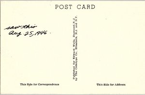 Postcard BUILDING SCENE Bennington Vermont VT AI0504