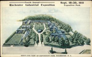 Rochester NY 1911 Industrial Expo Aerial View Postcard