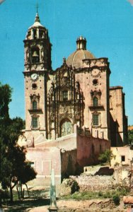 Vintage Postcard View of Church Templo La Valenciana Guanajuato Mexico MX