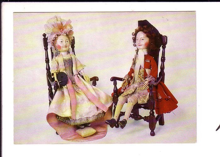 Lord and Lady Clapham Dolls in Rocking Chairs