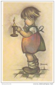 AS: Bonnie, Little Girl Holding a Candle, 30-50´s