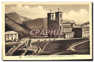 Old Postcard Our Lady of La Salette Location of the Apparition and Basilica