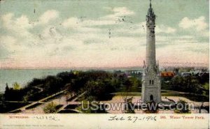 Water Tower Park - MIlwaukee, Wisconsin WI Postcard