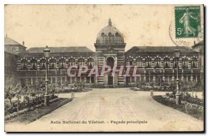 Postcard Old National Asylum Vesinet main Facade