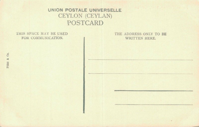 Sri Lanka Ceylon Native Fishing Boat Ceylon  06.56 