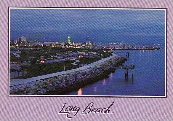 The Queen Of The Beach Cities At Dusk Long Beach California 1996