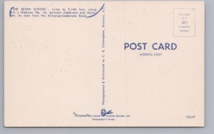 Seven Sisters From Kitwanga-Cedarvale Road, British Columbia, Vintage Postcard 