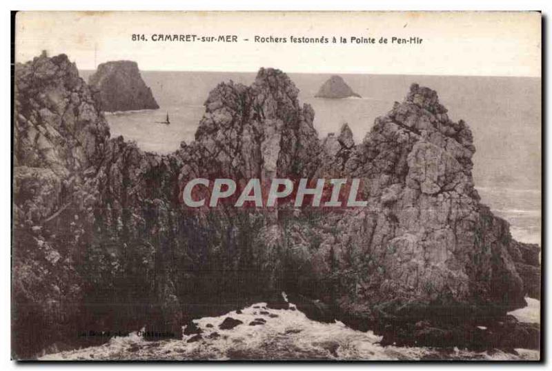 Camaret sur Mer - festooned Rochers the Pointe de Pen-Hir - Old Postcard