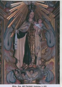 Postal 009872: Virgen Ntra Sra del Carmen, Convento de San Jose en Guadalajara
