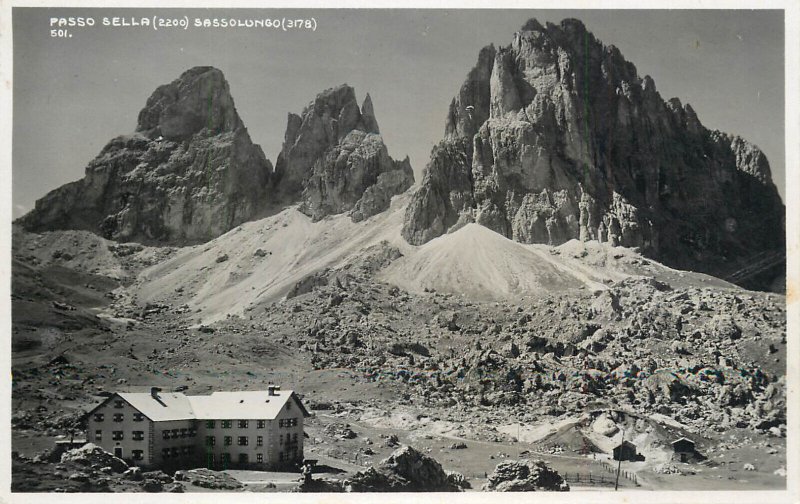 Mountaineering Italy Passo Sella Sassolungo 1926