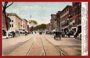New Hampshire, Manchester - Elm Street Looking North - [NH-366]