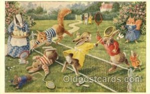 Racey Helps, The Medici Society Ltd., London Tennis Unused 