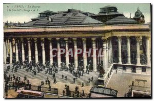Postcard Old Paris Bourse