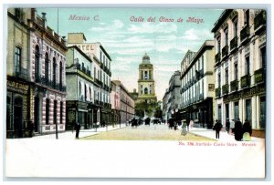 c1905 Cinco De Mayo Street Mexico City Mexico Unposted Antique Postcard