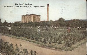 Dayton Ohio OH Factory Farming c1910s Postcard