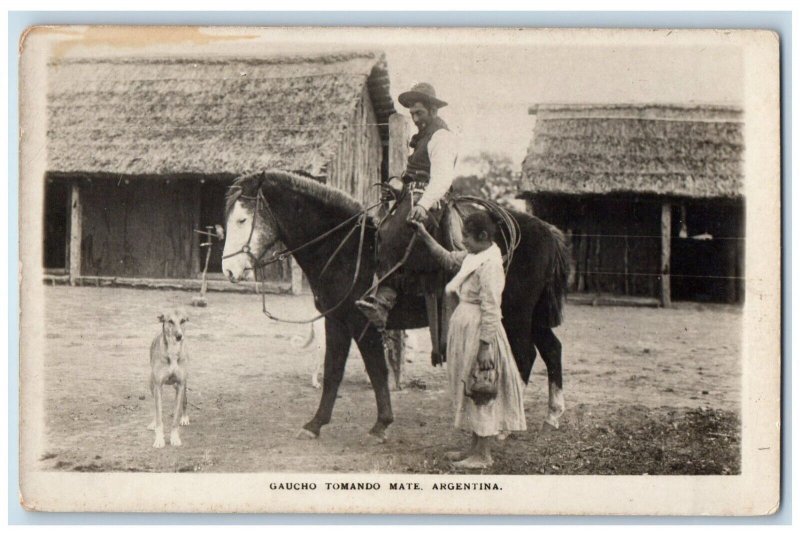 c1910's Pitbull Dog Dirt Road Boulevard Washington WA RPPC Photo Postcard 