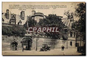 Old Postcard Paris Hotel Cluny Begins under the rule of Charles VIII in 1190 ...