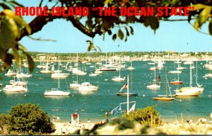 Rhode Island Newport Harbor Seen From Fort Adams State Park