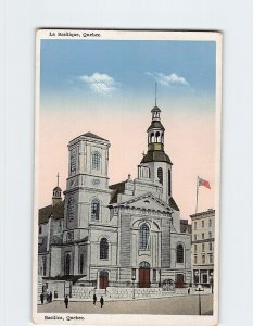 Postcard Basilica Quebec City Canada