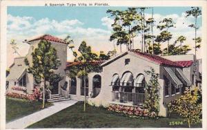 Florida West Palm Beach A Spanish Type Villa In Florida