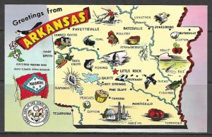 Arkansas - Greetings From - Map - [AR-002]