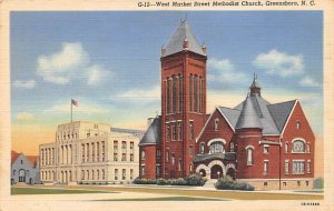 West Market Street Methodist Church Greensboro, North Carolina NC  