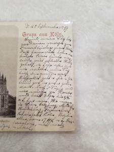 Antique Postcard, Gruss aus Koln