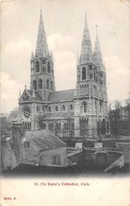 uk742 st finn barres cathedral cork ireland real photo   uk