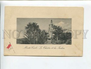 3172405 MONACO MONTE-CARLO w/ FLAG Vintage postcard