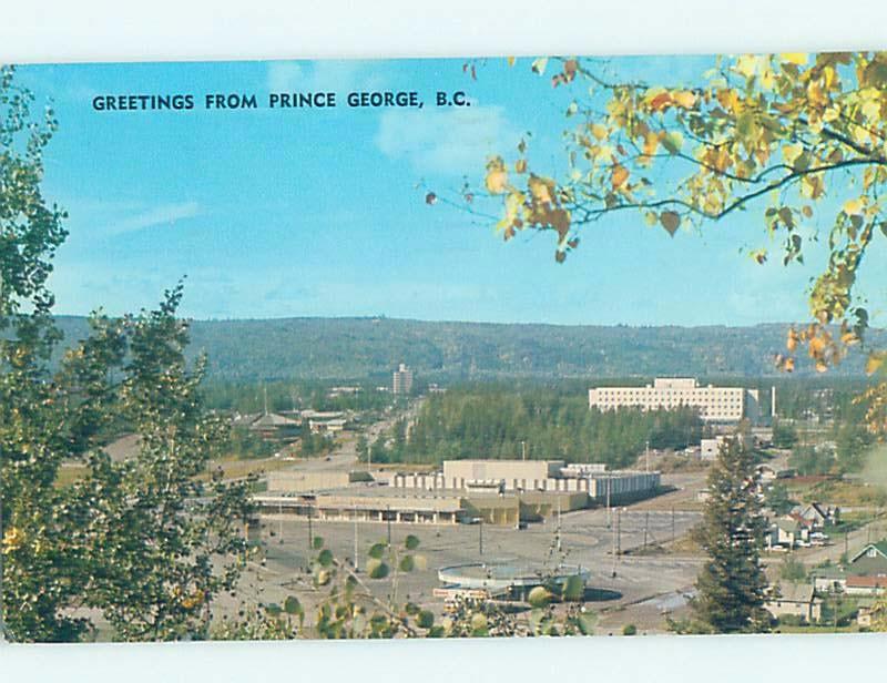 Pre-1980 WOODWARD SHOPPING CENTER Prince George British Columbia BC F9259